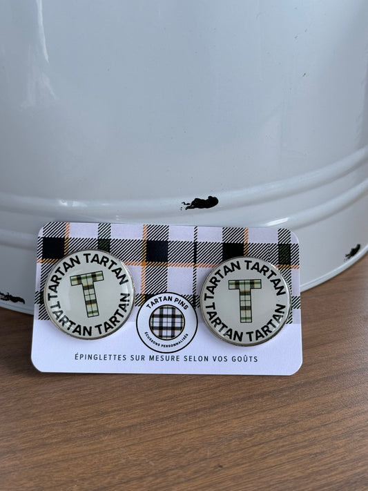 Épinglettes à numéro TARTAN