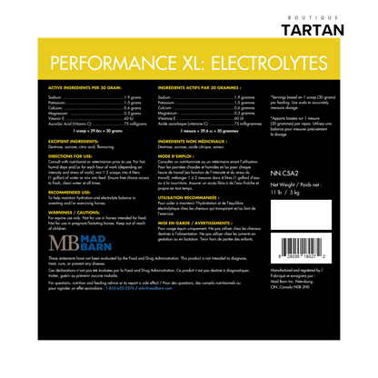 Performance XL: Électrolytes